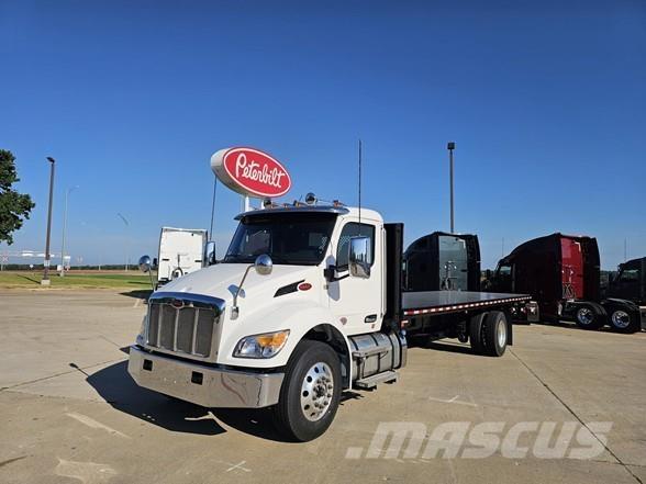 Peterbilt 536 Platformos/ Pakrovimas iš šono