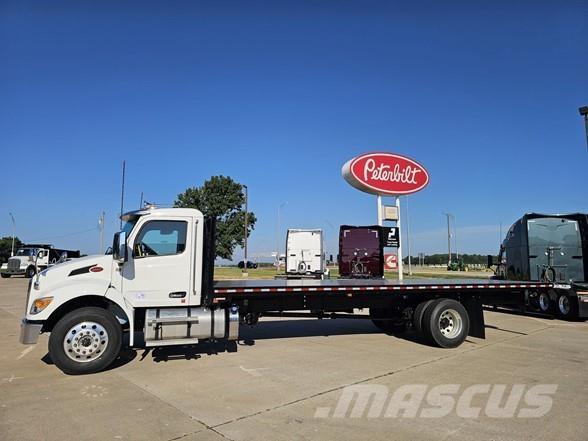 Peterbilt 536 Platformos/ Pakrovimas iš šono