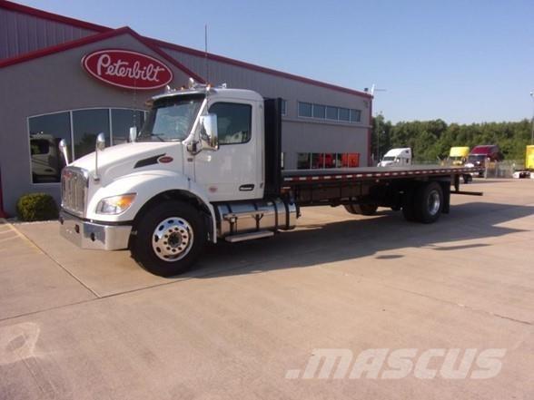 Peterbilt 537 Platformos/ Pakrovimas iš šono
