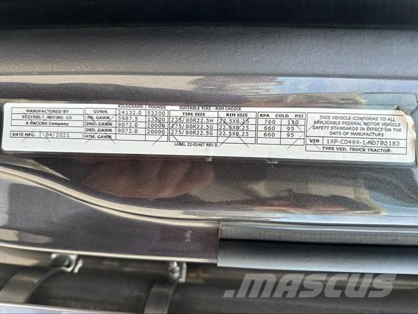 Peterbilt 567 Naudoti vilkikai