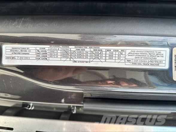 Peterbilt 567 Naudoti vilkikai