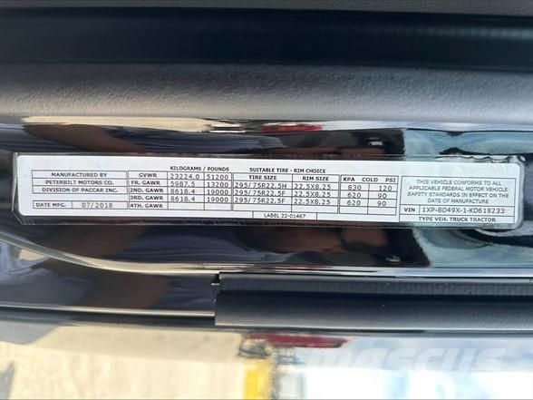 Peterbilt 579 Naudoti vilkikai