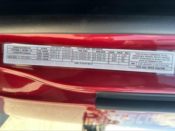 Peterbilt 579 Naudoti vilkikai