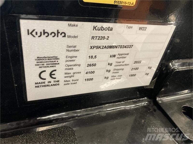 Kubota RT 220- 2 Mini krautuvai