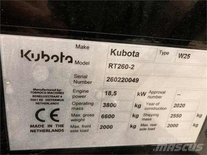 Kubota RT260-2 Mini krautuvai