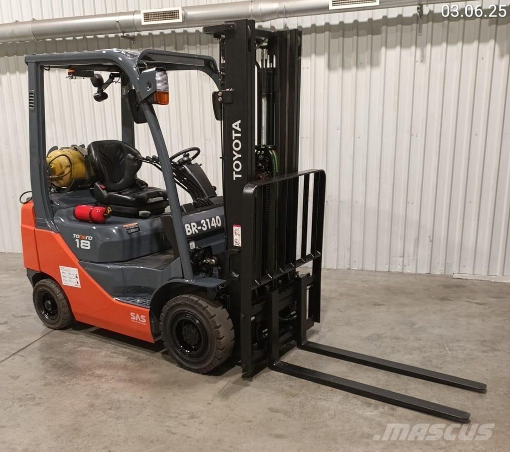 Toyota 02-8FGF18 LPG (dujiniai) krautuvai