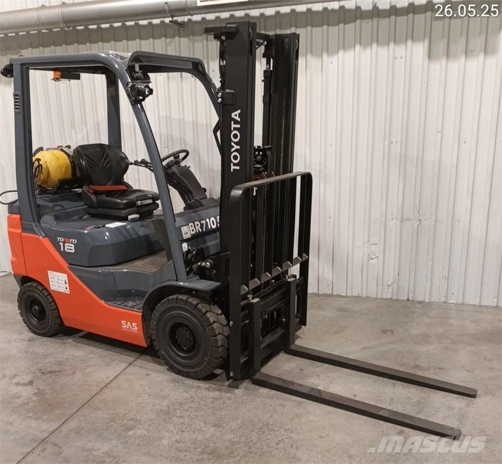 Toyota 02-8FGF18 LPG (dujiniai) krautuvai