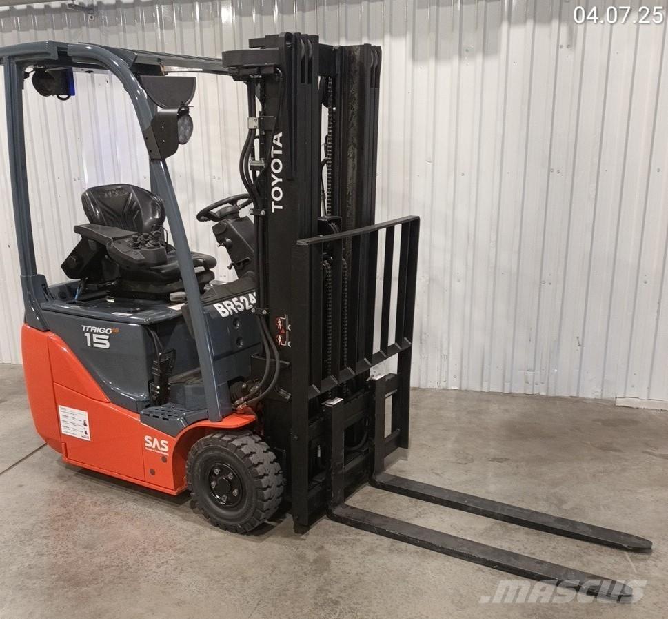 Toyota 8FBE15T Elektriniai šakiniai krautuvai