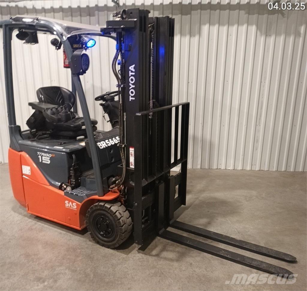 Toyota 8FBE15T Elektriniai šakiniai krautuvai