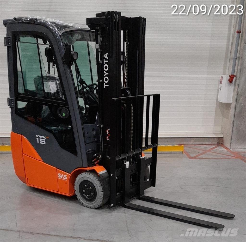 Toyota 8FBE15T Elektriniai šakiniai krautuvai