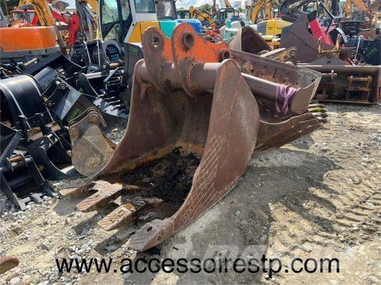  Godet 1M20 - axe 80 mm Kaušai