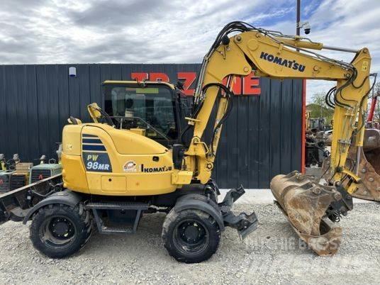 Komatsu PW98MR-10 Ratiniai ekskavatoriai