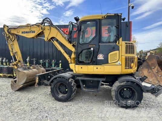 Komatsu PW98MR-10 Ratiniai ekskavatoriai