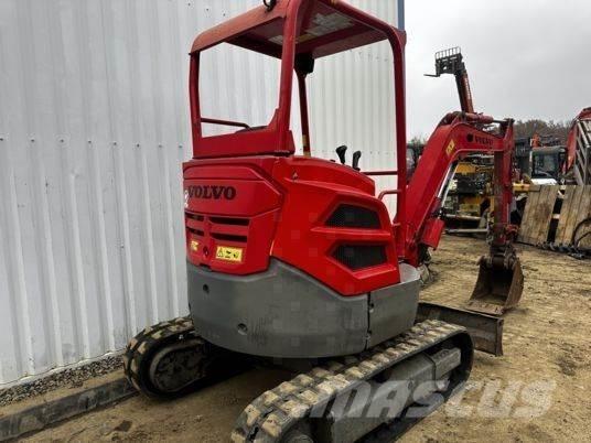 Volvo ECR25D Canopy Mini ekskavatoriai < 7 t