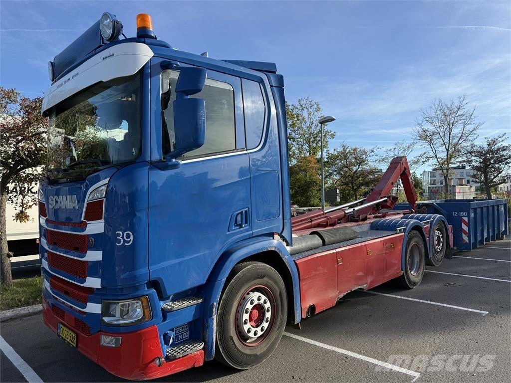 Scania R500 Savivarčiai su kabeliniu keltuvu