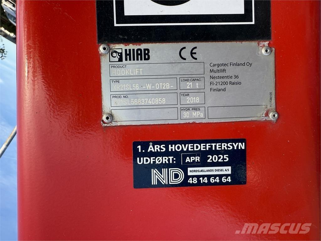 Scania R500 Savivarčiai su kabeliniu keltuvu