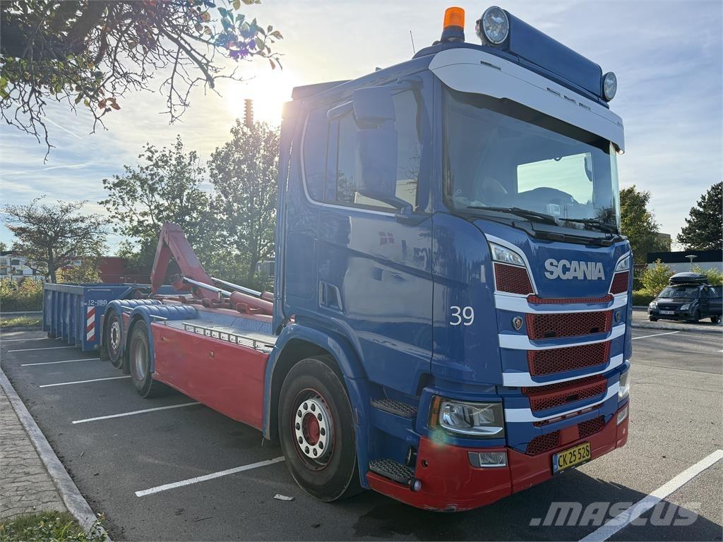 Scania R500 Savivarčiai su kabeliniu keltuvu