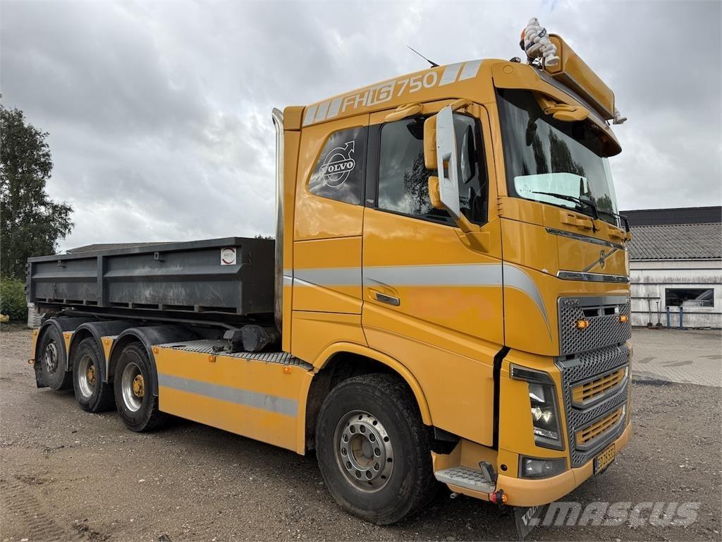 Volvo FH16 750hk Savivarčiai su kabeliniu keltuvu