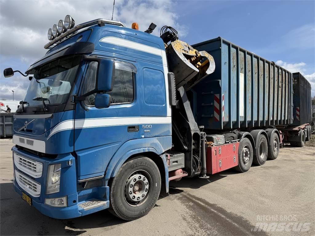 Volvo FM450 Savivarčiai su kabeliniu keltuvu