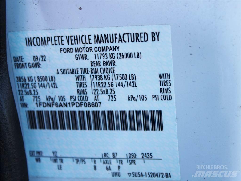 Ford F650 Sunkvežimiai su dengtu kėbulu