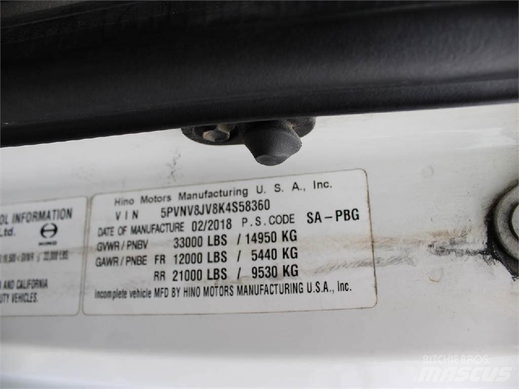 Hino 338 Platformos/ Pakrovimas iš šono