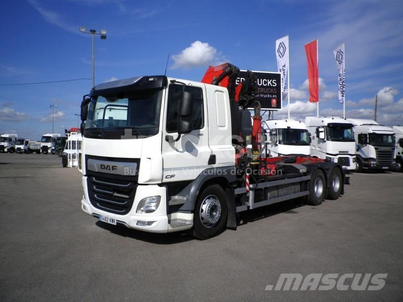 DAF CF450 Savivarčiai su kabeliniu keltuvu
