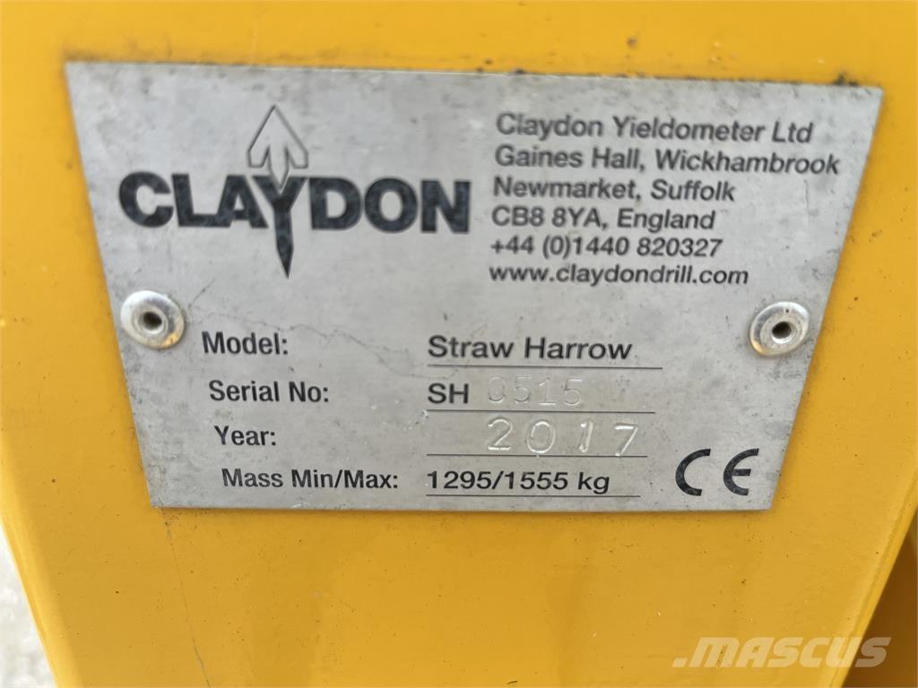 Claydon HARROW Kultivatoriai
