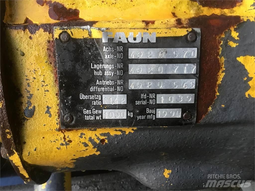 Faun RTF 50-3 axle 1 Ašys