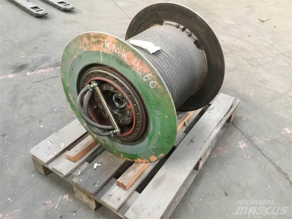 Krupp KMK 4060 winch Kranų dalys ir įranga