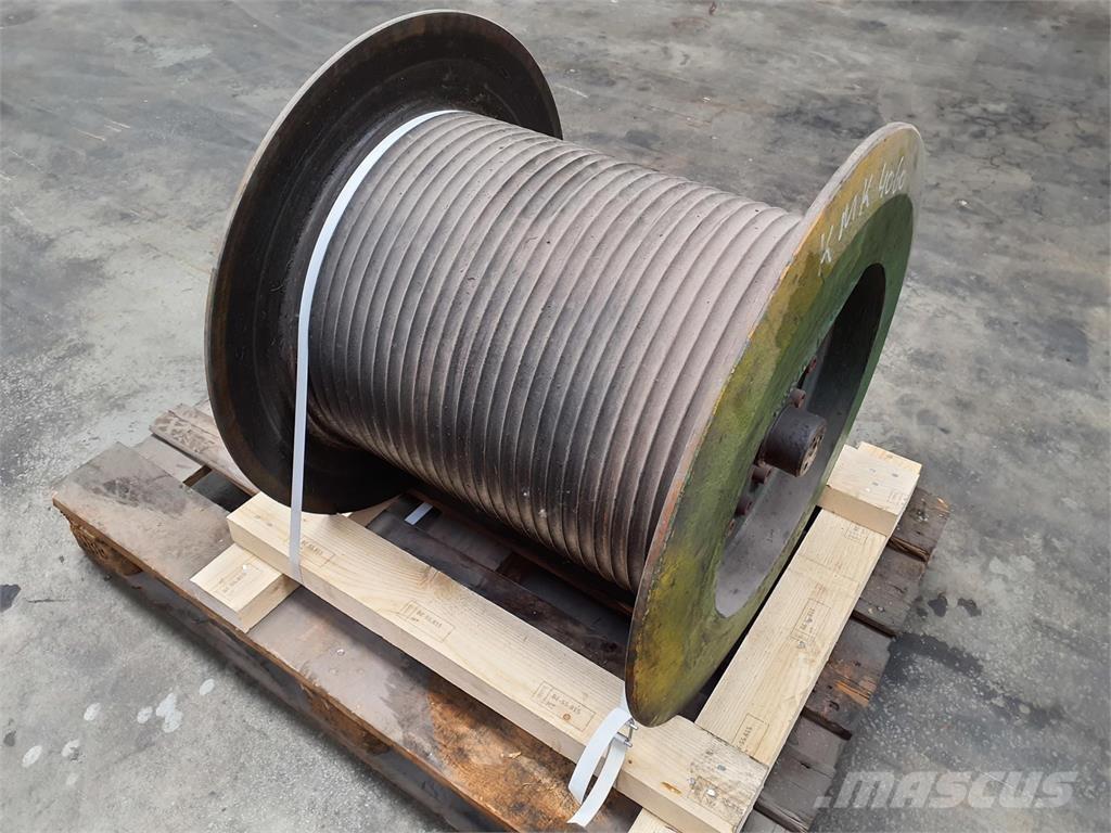 Krupp KMK 4060 winch Kranų dalys ir įranga