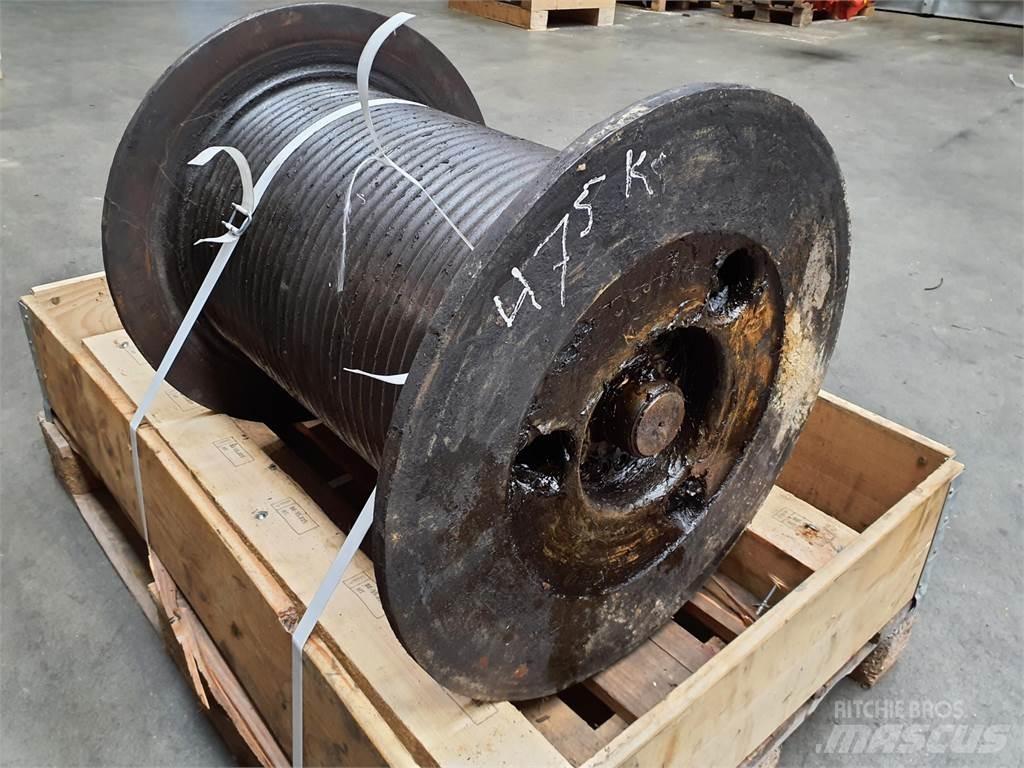 Krupp KMK 4070 winch Kranų dalys ir įranga
