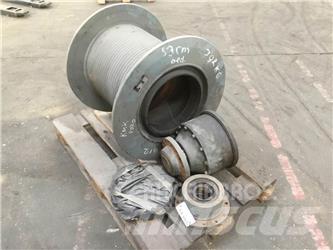 Krupp KMK 4070 winch Kranų dalys ir įranga