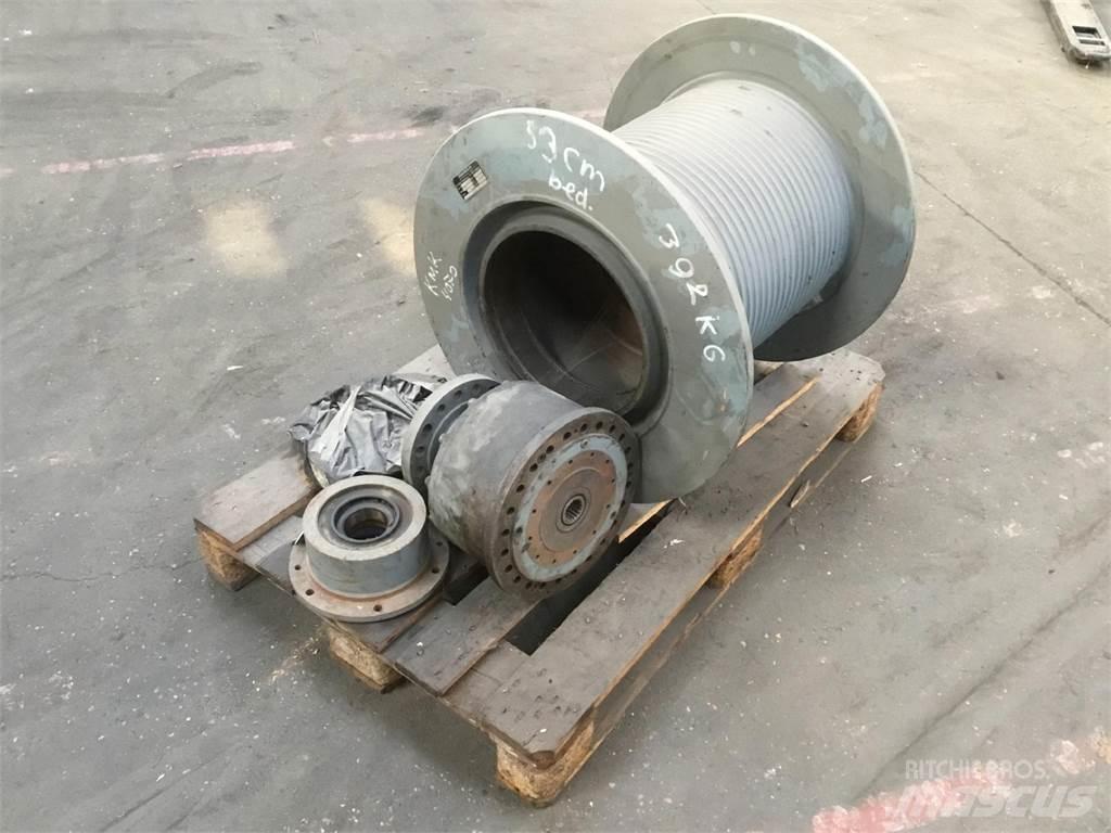 Krupp KMK 4070 winch Kranų dalys ir įranga