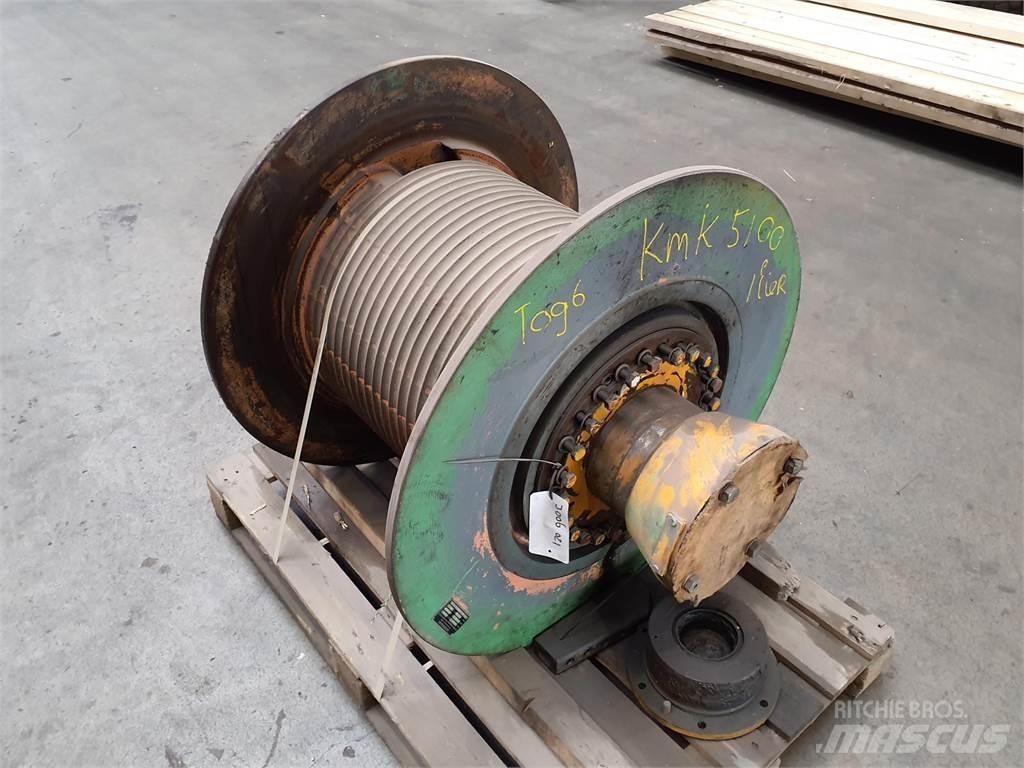 Krupp KMK 5100 winch Kranų dalys ir įranga