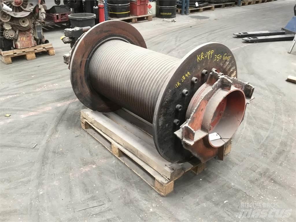 Krupp KMK 8350 winch Kranų dalys ir įranga