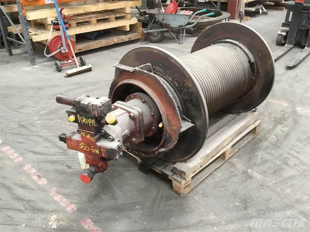 Krupp KMK 8350 winch Kranų dalys ir įranga
