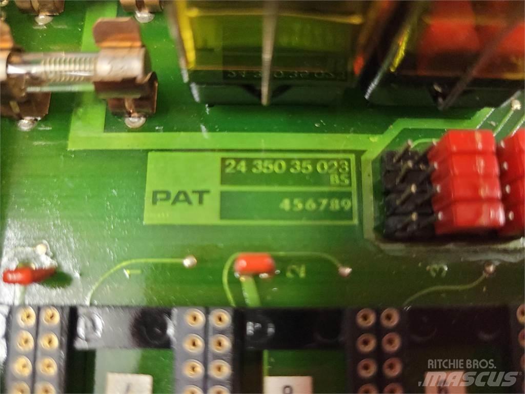  PAT motherboard 018 Kranų dalys ir įranga