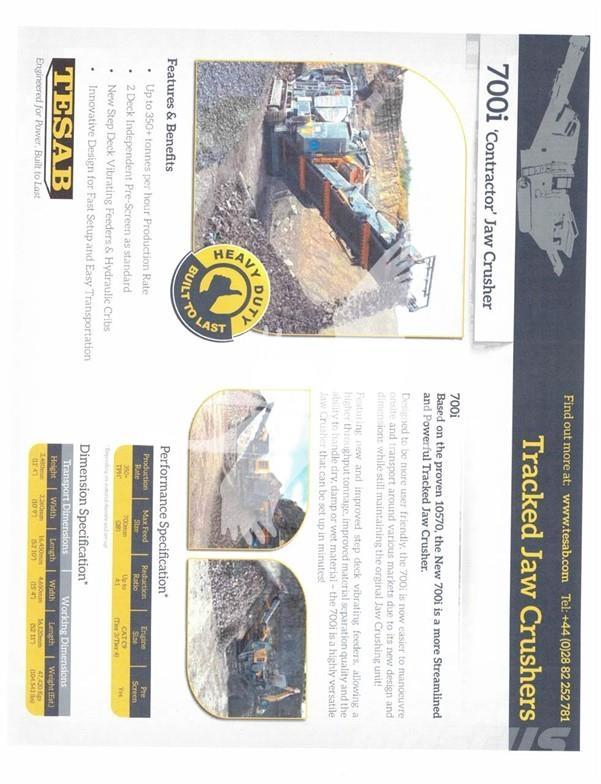 Tesab 700i Trupintuvai