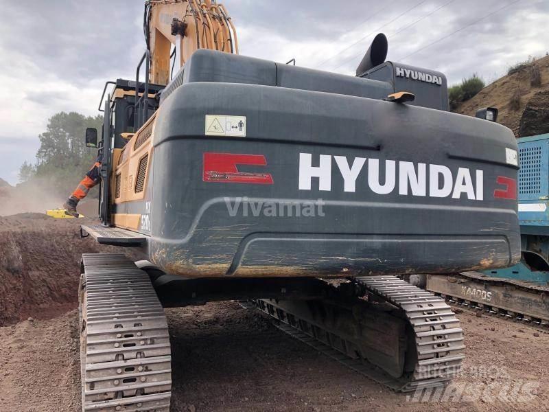 Hyundai HX520L Vikšriniai ekskavatoriai