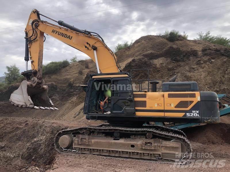 Hyundai HX520L Vikšriniai ekskavatoriai