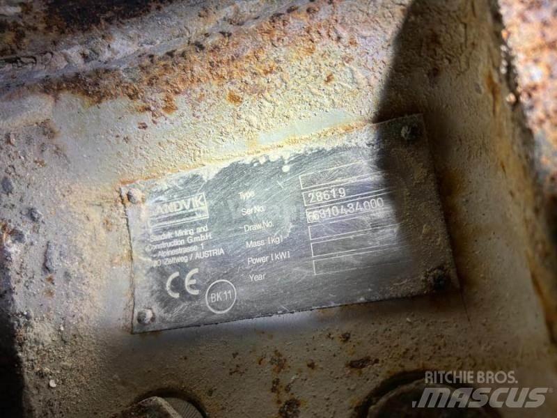 Sandvik MA720 Kiti naudoti statybos komponentai
