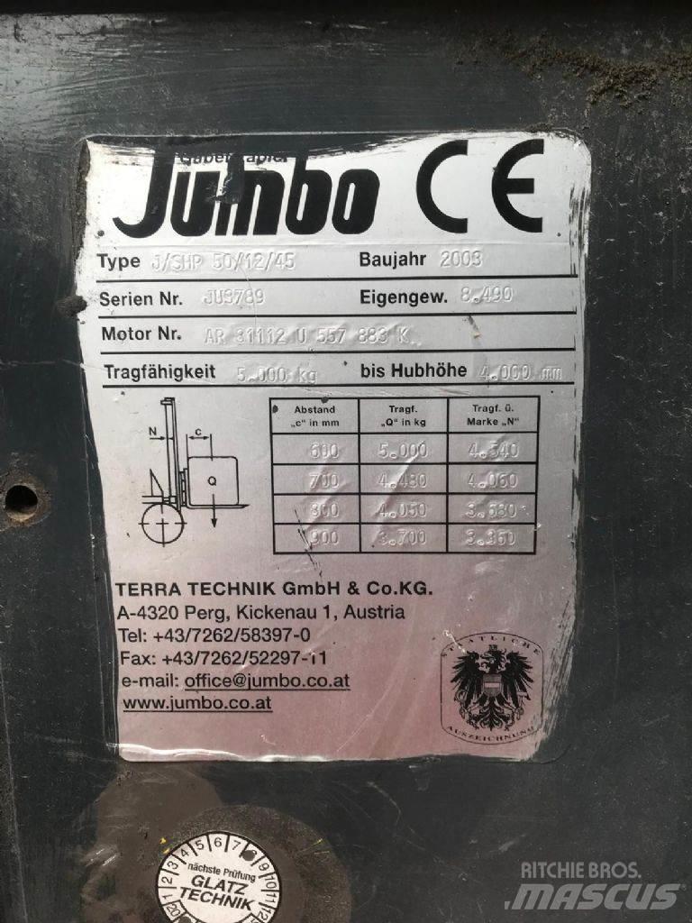 Jumbo J/SHP 50/12/45 Krautuvai su pakrovimu iš šonų