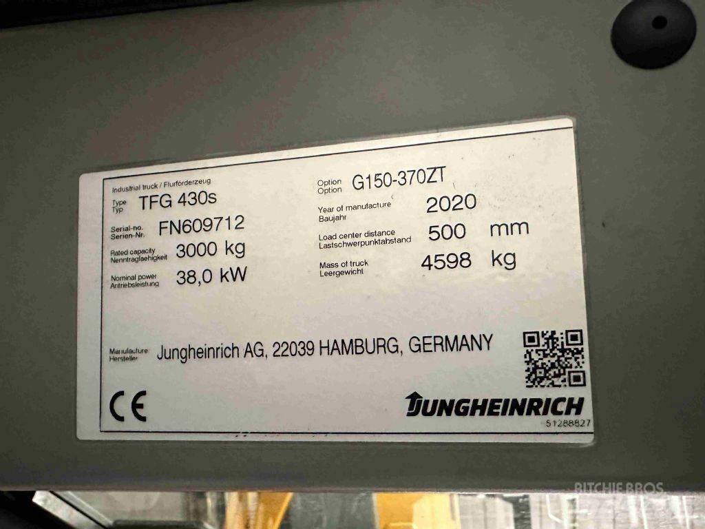 Jungheinrich TFG 430s LPG (dujiniai) krautuvai