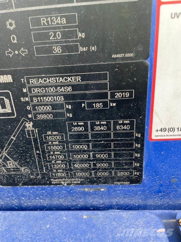 Kalmar DRG100-54S6 Konteinerių krautuvai
