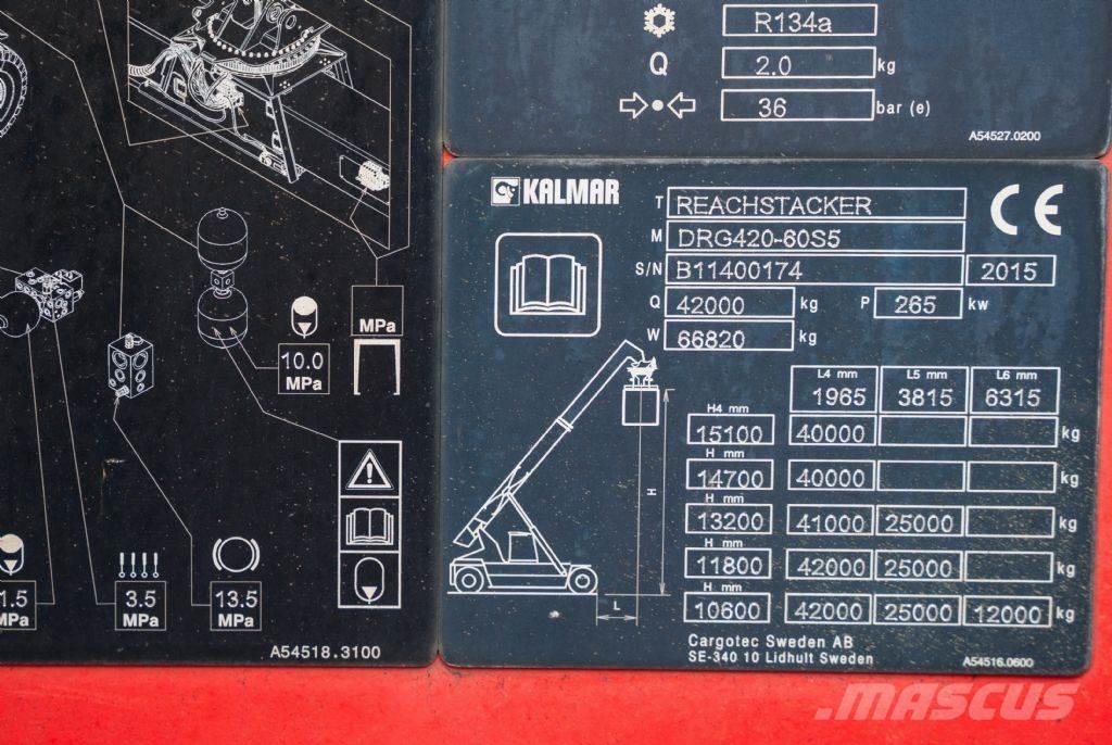 Kalmar DRG420-60S5 Konteinerių krautuvai