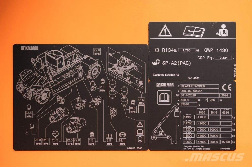 Kalmar DRG450-60C5X Konteinerių krautuvai