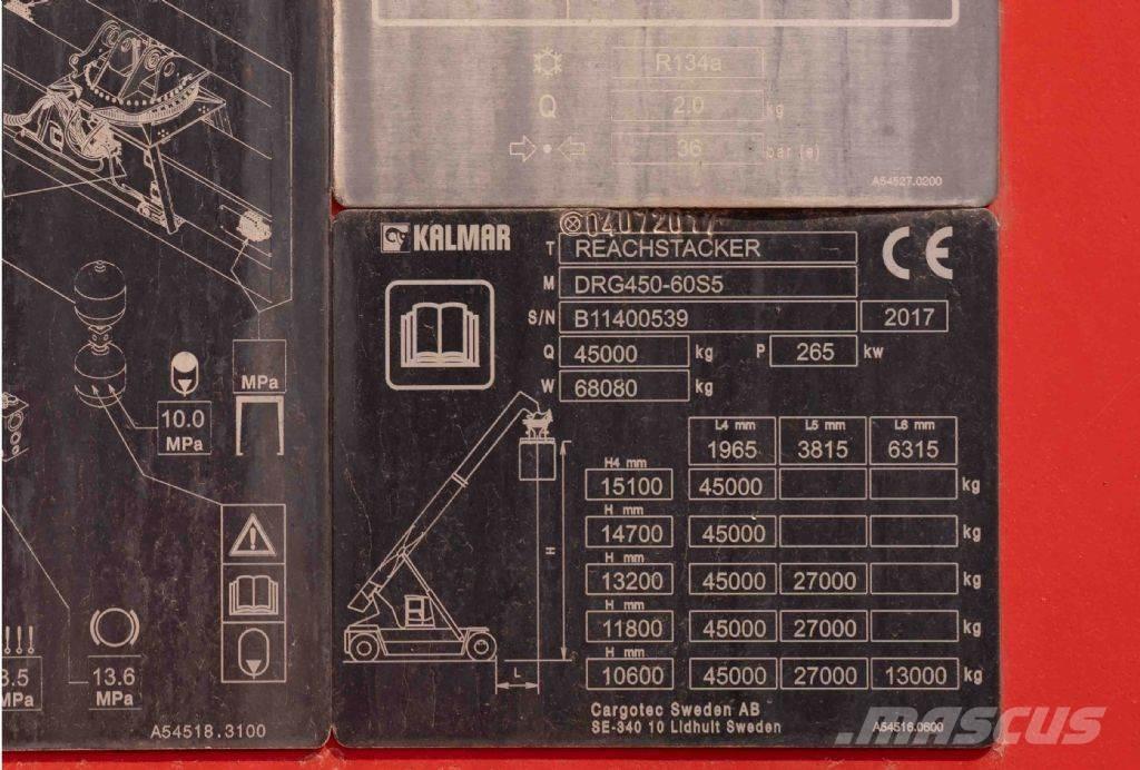 Kalmar DRG450-60S5 Konteinerių krautuvai