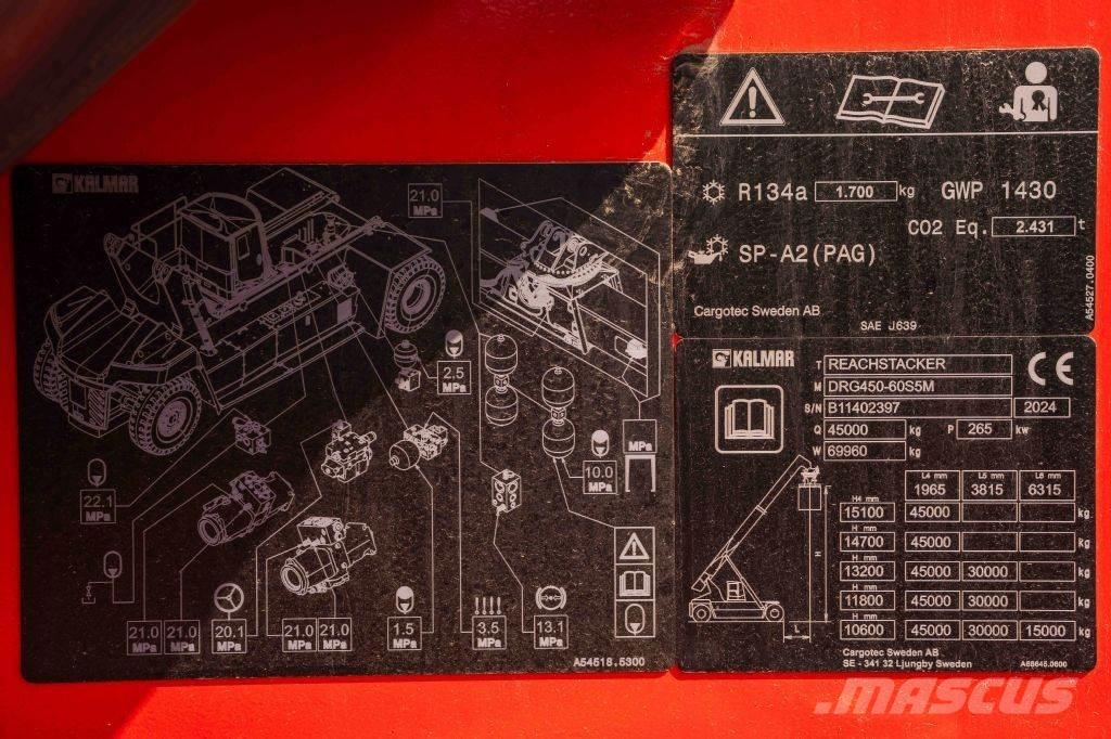 Kalmar DRG450-60S5M Konteinerių krautuvai