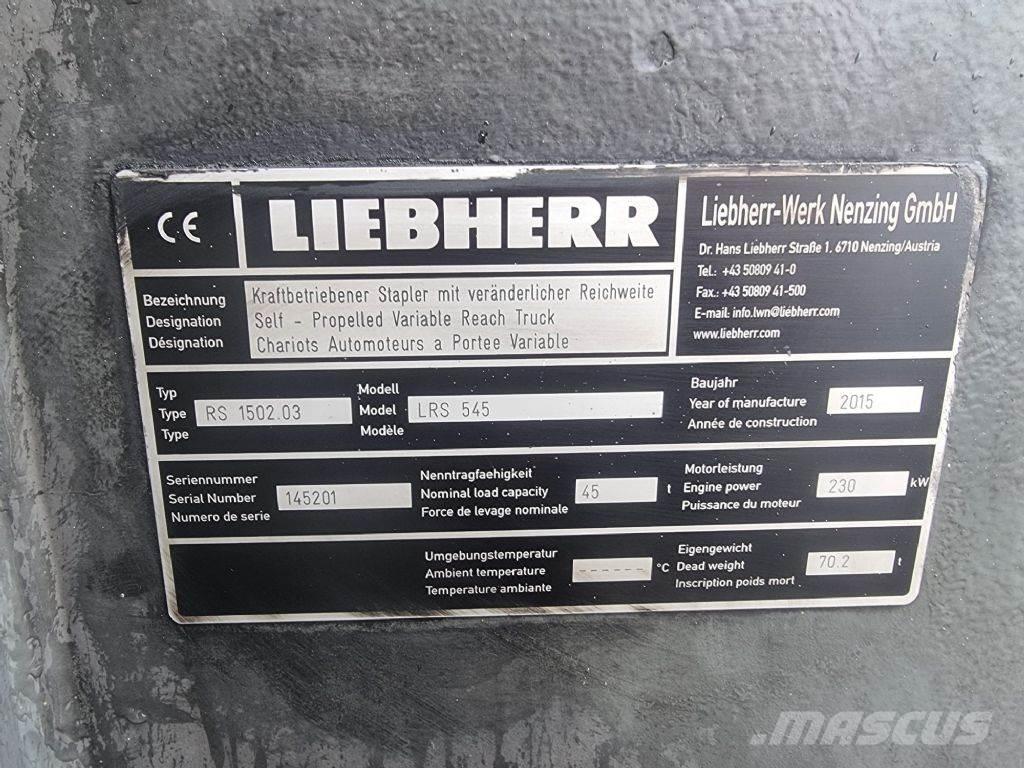 Liebherr LRS 545 Konteinerių krautuvai