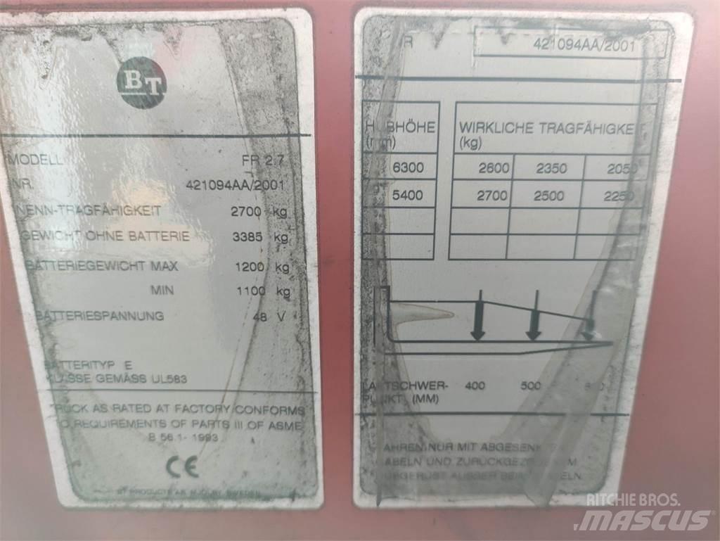 BT FR2-7 Šakiniai krautuvai su privažiavimu iš visų keturių pusių